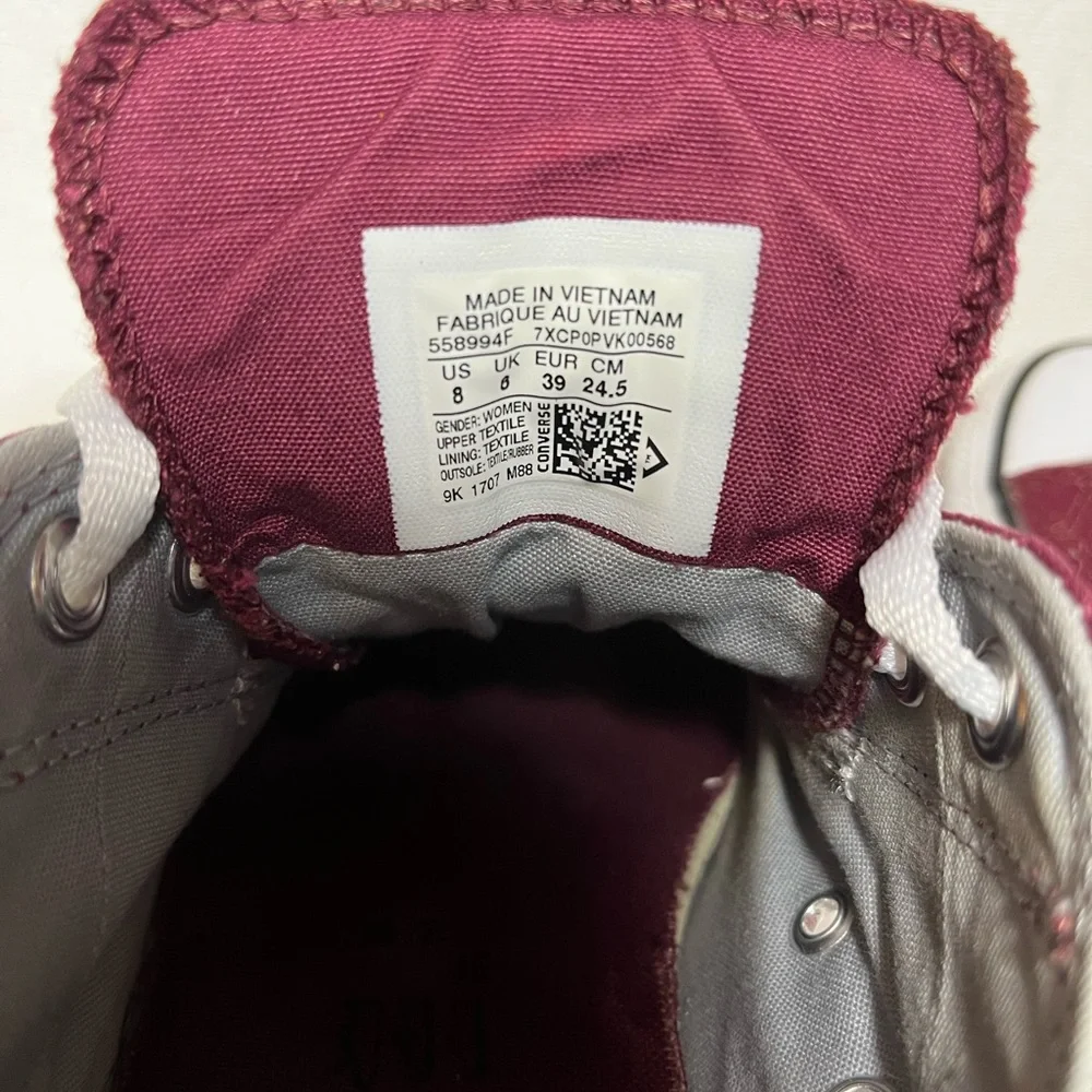 Converse All Star Women’s size 8 or Mens 6. - Picture 8 of 8